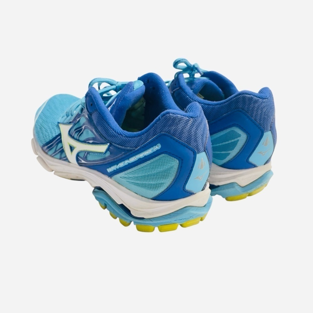 Mizuno Running Race Wave Inspire 410985 Blue Womens 9 Shoes Fast Shipping - Picture 6 of 12